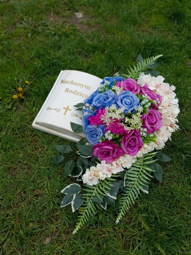 Zdjęcie oferty: Księga xl stroik kompozycja na cmentarz rodzicom