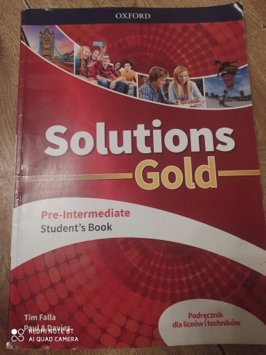 Zdjęcie oferty: Solutions Gold Workbook i Students book używane