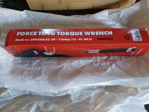 Zdjęcie oferty: Klucz dynamometryczny 3/8" 20-110Nm - 3892AG-E3