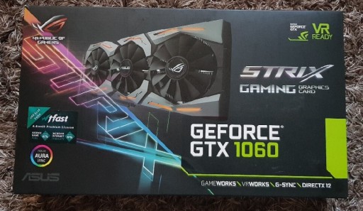 Zdjęcie oferty: GTX 1060 6GB Asus ROG Strix karta graficzna 