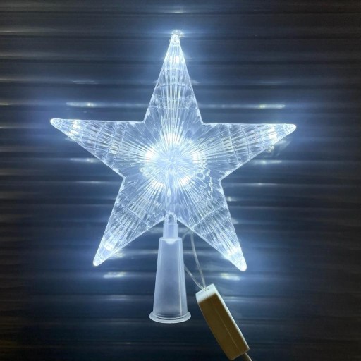 Zdjęcie oferty: Gwiazda choinkowa czubek LED ozdoba