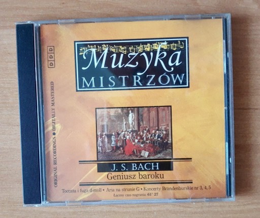 Zdjęcie oferty: MUZYKA MISTRZÓW- J. S BACH GENIUSZ BAROKU 