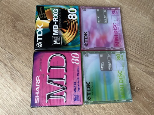 Zdjęcie oferty: MiniDisc 10 x TDK 80 min + 1 x Sharp 80 min MD