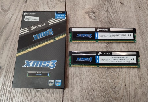 Zdjęcie oferty: Pamięć RAM Corsair XMS3 8GB ( 2x4GB ) 1333 DDR3