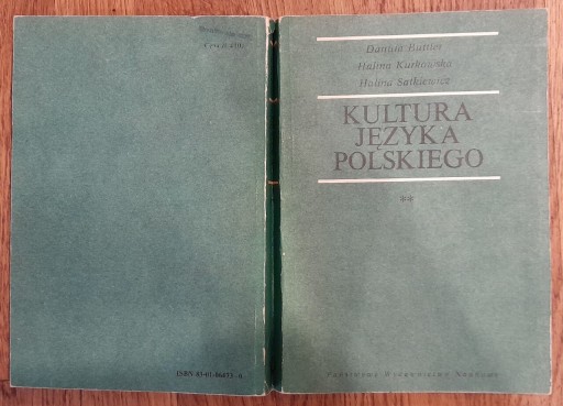 Zdjęcie oferty: Kultura języka polskiego Buttler Kurkowska