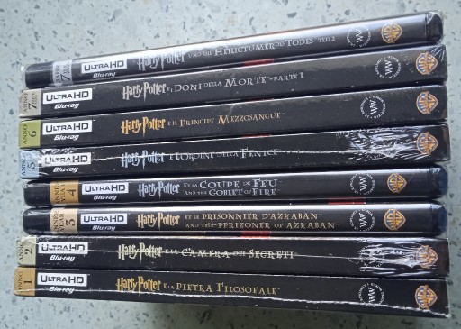 Zdjęcie oferty: harry potter 4k kolekcja nowe wszystkie polski