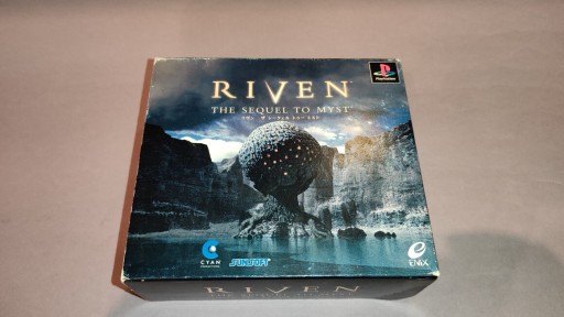 Zdjęcie oferty: Riven The Sequel to Myst PS1 NTSC-J Japan Komplet 5CD ENIX, dodatki