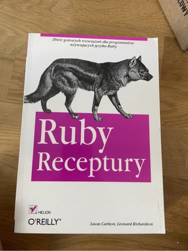 Zdjęcie oferty: ruby receptury Lucas Carlson Leonard Richardson