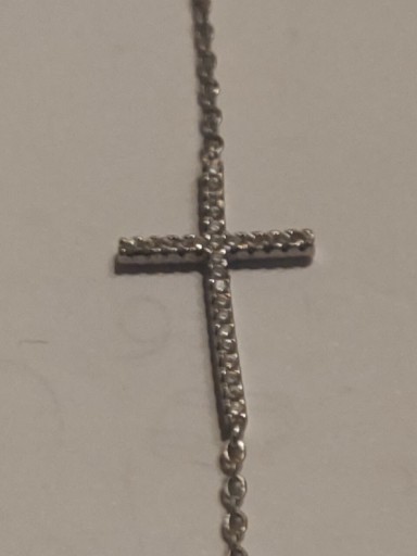 Zdjęcie oferty: Srebrna bransoletka krzyż 
