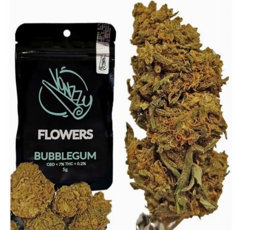 Zdjęcie oferty: Susz CBD KWIATY Vonzzy Flowers Bubblegum 5g