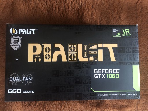 Zdjęcie oferty: Palit Geforce GTX 1060 6gb