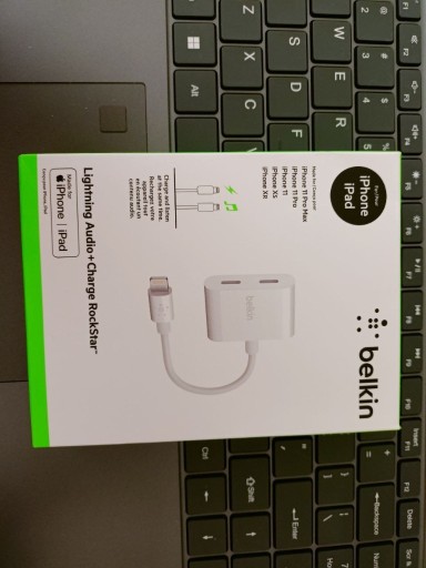 Zdjęcie oferty: Belkin lightning audio + charge rockstar NOWY