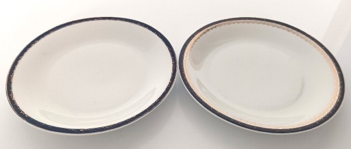 Zdjęcie oferty: Porcelana Wawel 2 x Talerz Deserowy złocenia1954