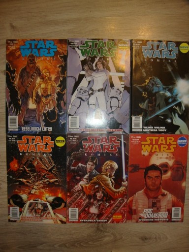 Zdjęcie oferty: Komiks Star Wars 6/16 3/17 6/17 2/18 5/18 14