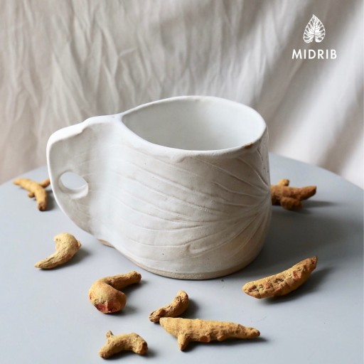 Zdjęcie oferty: Bardzo duży biały kubek ceramiczny handmade