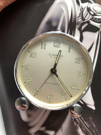 Zdjęcie oferty: Budzik Looping swiss made 63mm 
