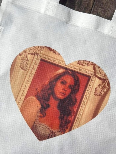 Zdjęcie oferty: biała torba tote bag Lana Del Rey