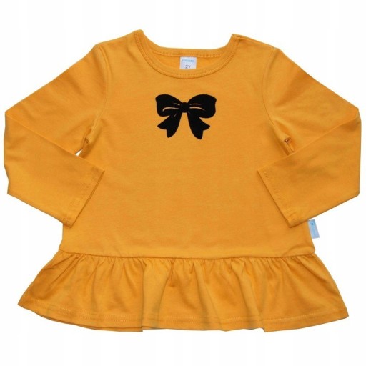 Zdjęcie oferty: Bluzeczka dla dziewczynki 86 92 kokarda żółta