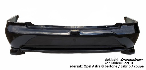 Zdjęcie oferty: Opel Astra G 2 bertone zderzak tył tylny Irmscher