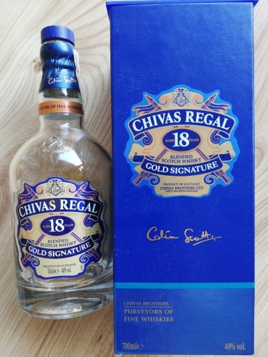 Zdjęcie oferty: Butelka Chivas regal whisky 0,7 litra 18 letnia 