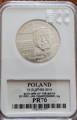 Zdjęcie oferty: 10 zł.  Kś. Jan Twardowski 20010 Gcn pr70