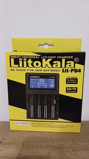 Zdjęcie oferty: Ładowarka akumulatorów LiitoKala Lii-PD4 Li-ion AA