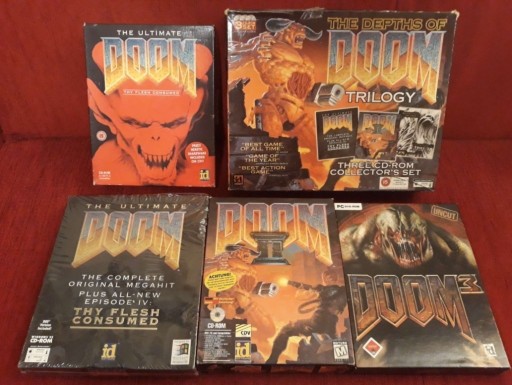 Zdjęcie oferty: Doom Ultimate, Final, Trilogy - PC Big Box