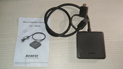 Zdjęcie oferty: Benfei czytnik kart pamięci USB-C MS CF SD TF