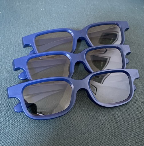 Zdjęcie oferty: Okulary 3D; trzy pary