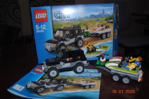 Zdjęcie oferty: LEGO CITY 60058 TERENÓWKA ZE SKUTERAMI