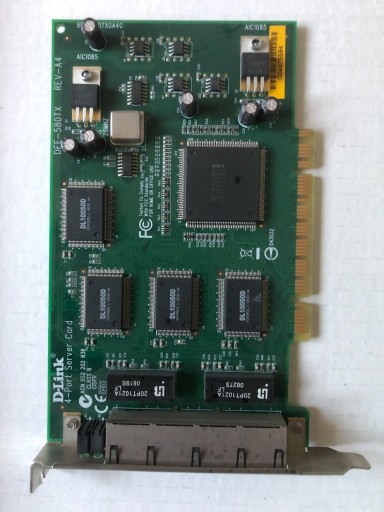 Zdjęcie oferty: DFE-580TX PCI Bus 10/100, 4 port. karta sieciowa