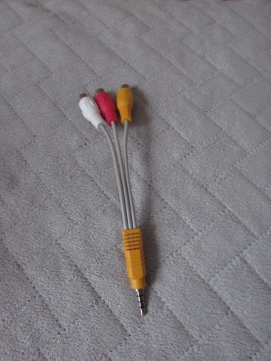 Zdjęcie oferty: Kabel jack przejściówka 3x chinch audio video stereo 15cm