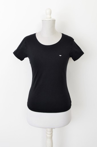 Zdjęcie oferty: Wojas koszulka T-shirt czarna S ekologiczna bawełn