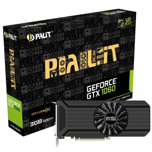 Zdjęcie oferty: Palit GeForce GTX 1060 StormX 3GB GDDR5