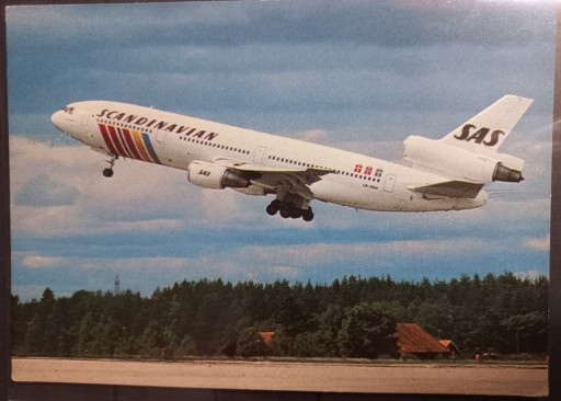Zdjęcie oferty: Pocztówka SAS McDonnel Douglas DC-10-30 