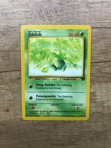 Zdjęcie oferty: Karta Pokemon Oddish Team Rocket 63/82