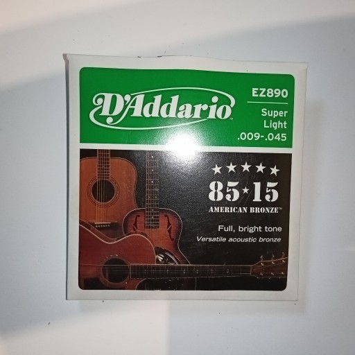 Zdjęcie oferty: Struny do gitary akustycznej EZ890 D'Addario 
