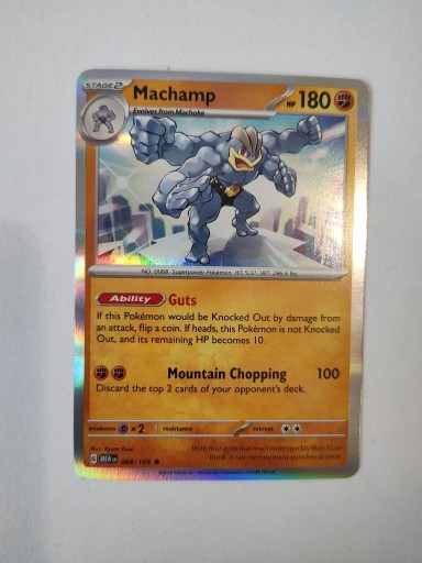 Zdjęcie oferty: Machamp 068/165 holo - Pokemon 151