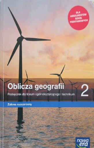 Zdjęcie oferty: Geografia Oblicza geografii podręcznik 2 liceum i technikum 