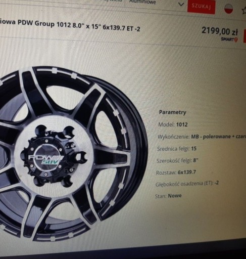 Zdjęcie oferty: Alufelgi 6x139,7 15' campo navara hilux l200