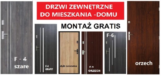 Zdjęcie oferty: Drzwi-zewnętrzne-wejściowe do mieszkania z montaże