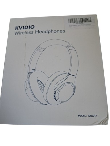 Zdjęcie oferty: Słuchawki Bezprzewodowe Nauszne KVIDIO WH201A Czarne Bluetooth