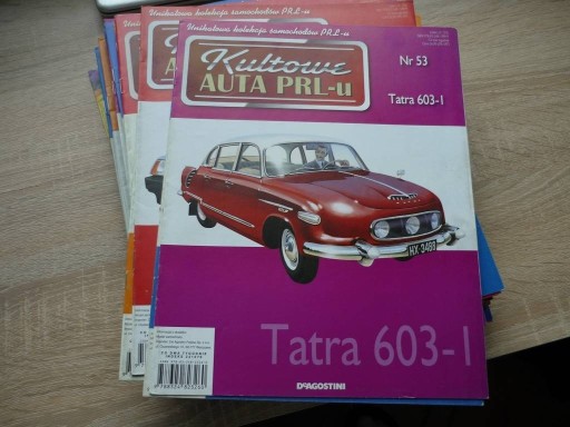 Zdjęcie oferty: TATRA 603-I KULTOWE AUTA PRL-u NR 53 GAZETKA