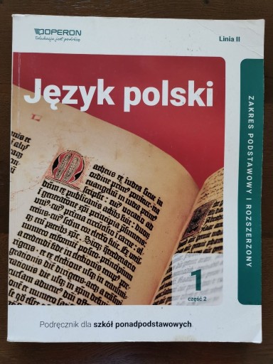 Zdjęcie oferty: Język polski 1 część 2 Operon