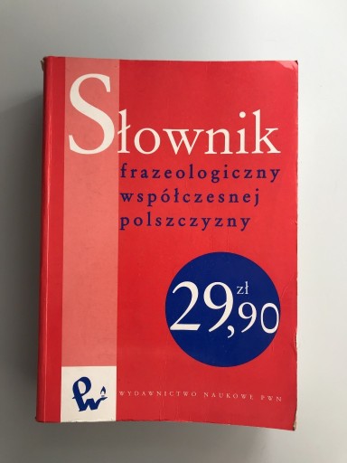 Zdjęcie oferty: Słownik frazeolog. współczesnej polszczyzny - PWN