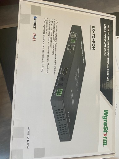 Zdjęcie oferty: Wyrestorm EX-70-H2 | 18Gbps 4K HDR HDBaseT Extende