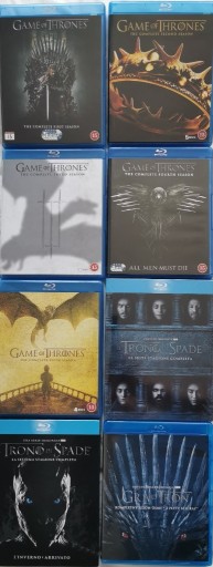 Zdjęcie oferty: GRA O TRON sezony 1 - 8 (Blu-ray) SUPER OKAZJA !!!