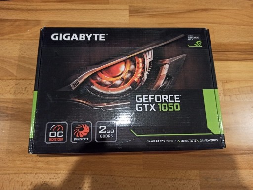 Zdjęcie oferty: Karta graficzna Gigabyte GTX 1050 2GB OC + pudełko