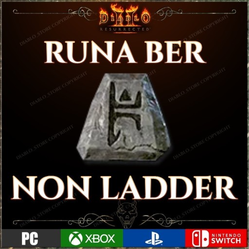 Zdjęcie oferty: Diablo 2 Resurrected Runa Ber NON-LADDER NLD D2R