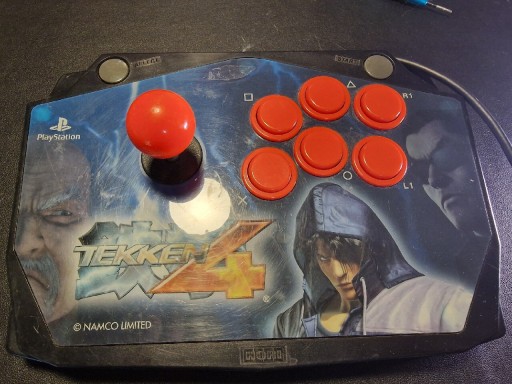 Zdjęcie oferty: Oryginalny kontroler HORI Tekken 4 Arcade Stick PlayStation 2 PS2 PS1